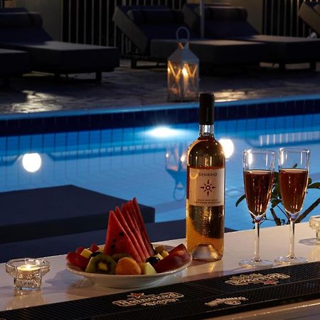 Hermes Hotel Vromolimnos Bagian luar foto