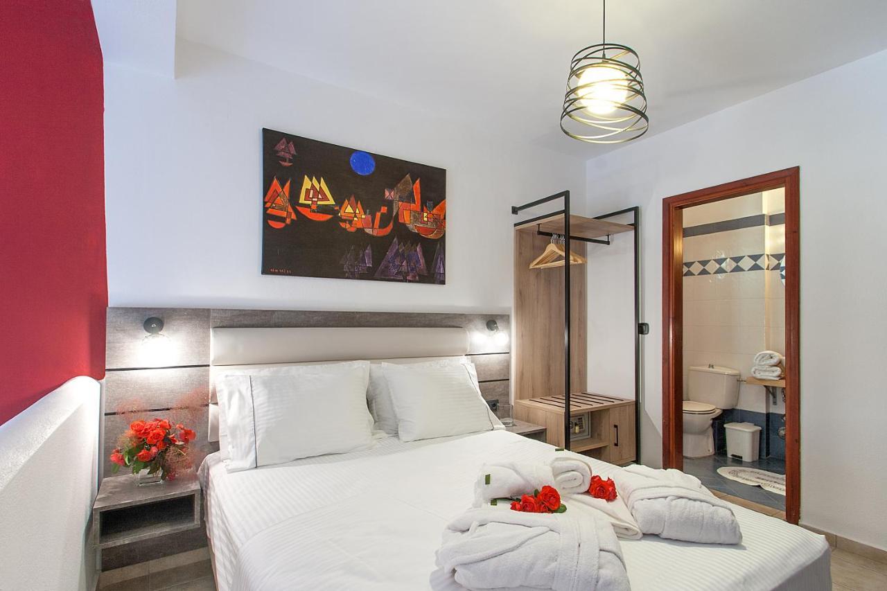 Hermes Hotel Vromolimnos Bagian luar foto