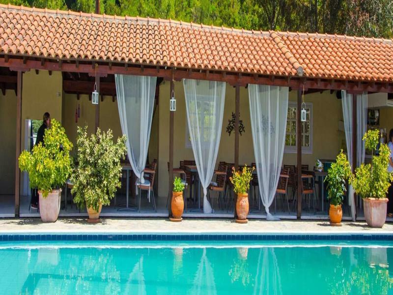 Hermes Hotel Vromolimnos Bagian luar foto